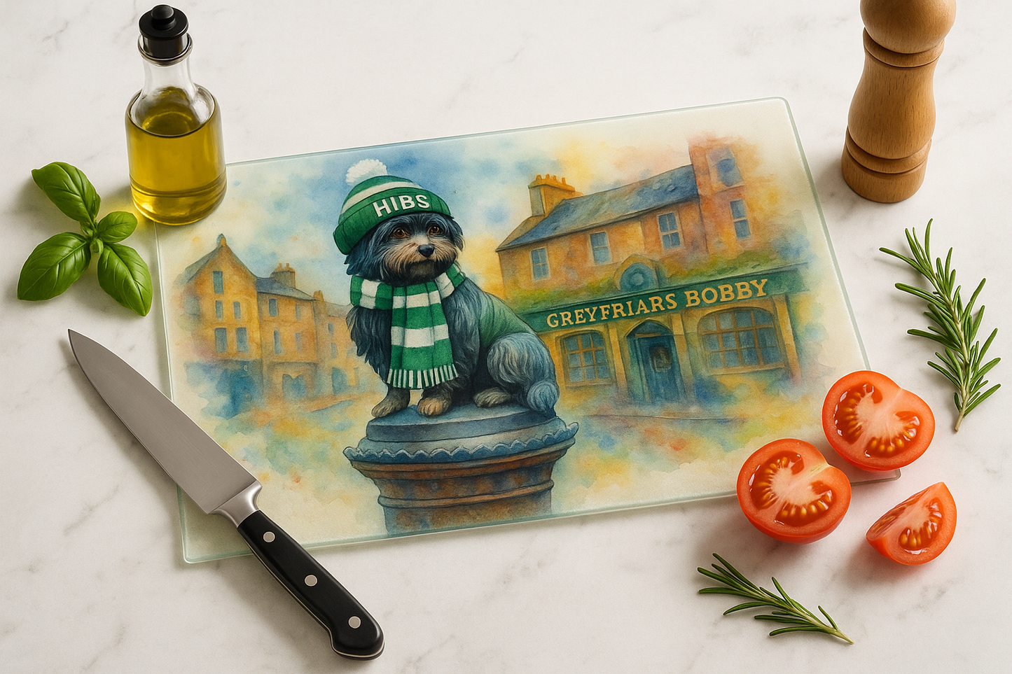 Football Team Chopping Boards with a Scottish Twist – Hearts, Hibs, Celtic & Rangers