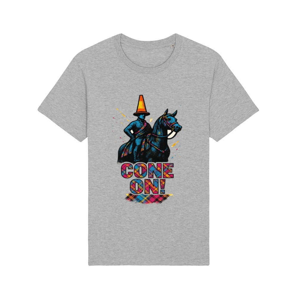 Cone On! Funny Scottish Traffic Cone Statue T-Shirt