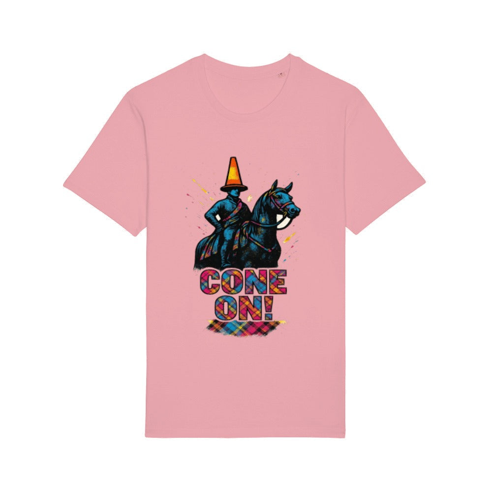 Cone On! Funny Scottish Traffic Cone Statue T-Shirt