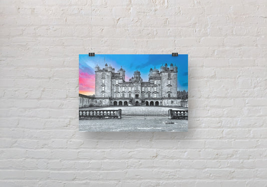 Drumlanrig Castle A3 Wall Art print