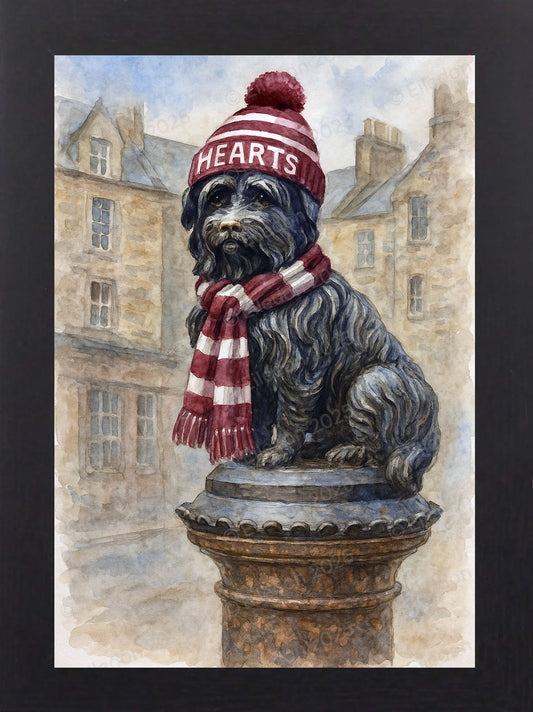Scottish Football Statue Prints – Framed Art by Eiledon