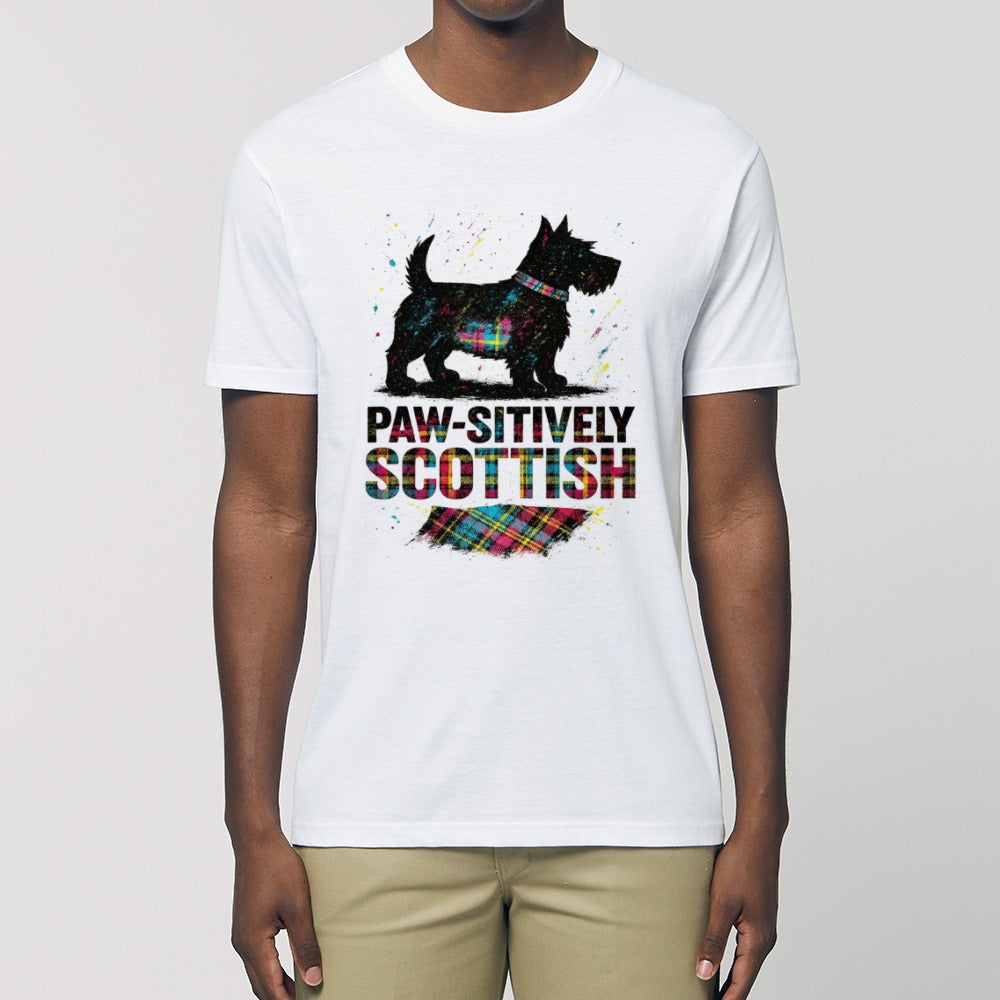 Paw-sitively Scottish Dog Lover T-Shirt – Funny Scottish Terrier Tee