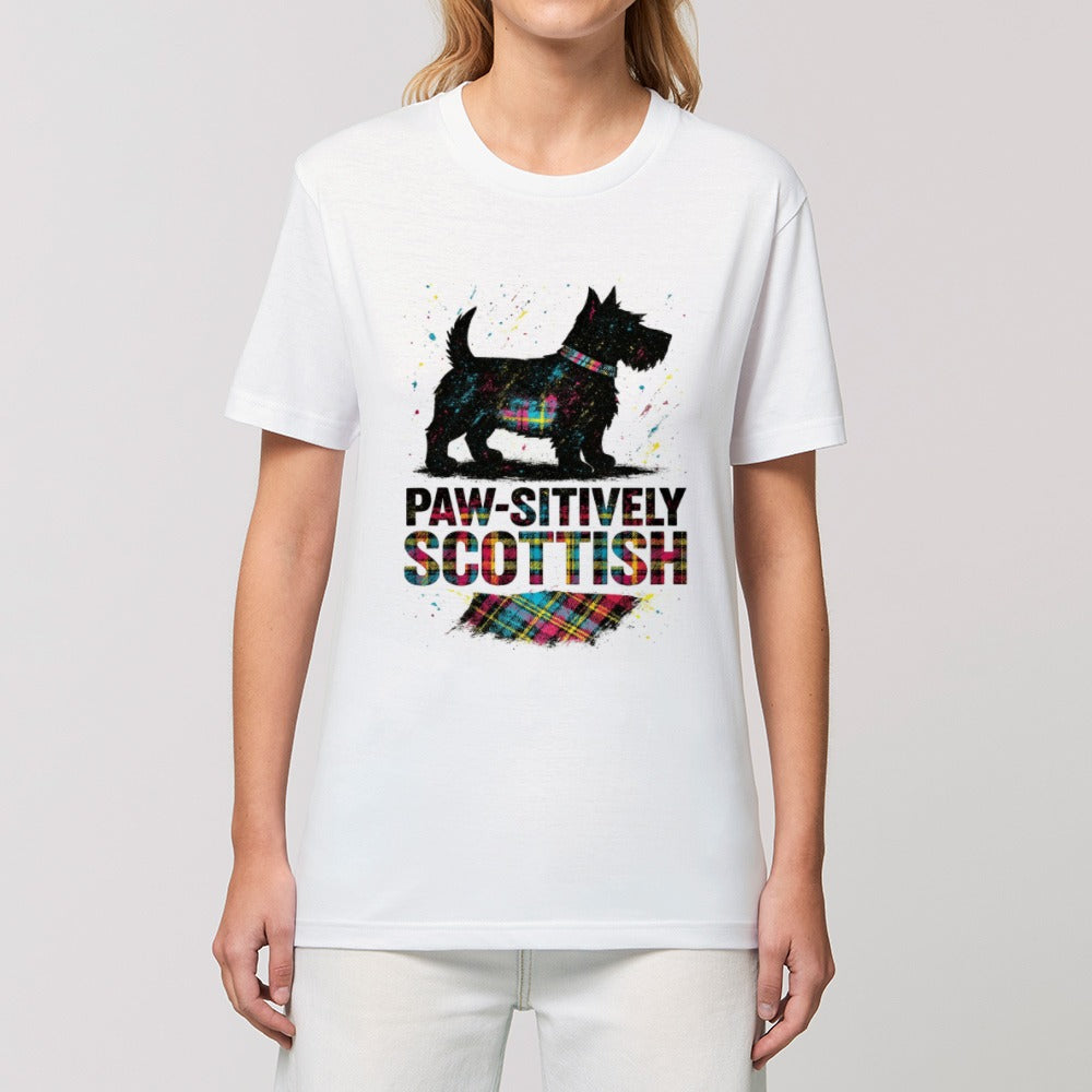 Paw-sitively Scottish Dog Lover T-Shirt – Funny Scottish Terrier Tee