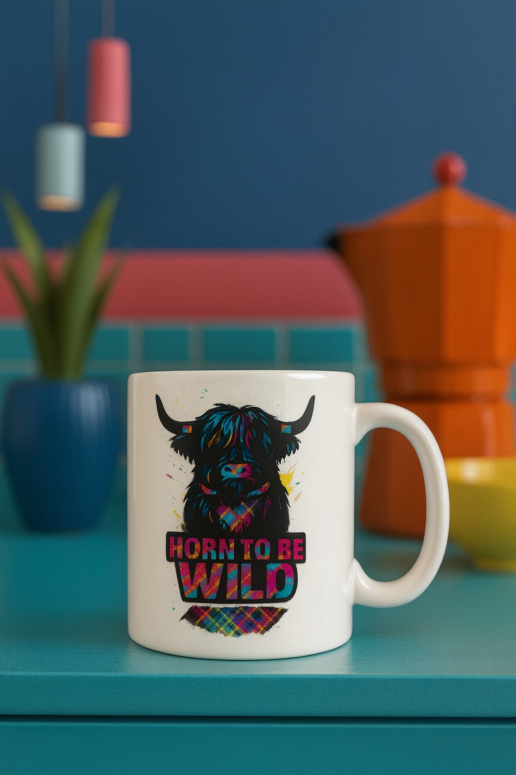 Paw-sitively Scottish Ceramic Mug Collection – Iconic Scotland in Fun Pop Art Style