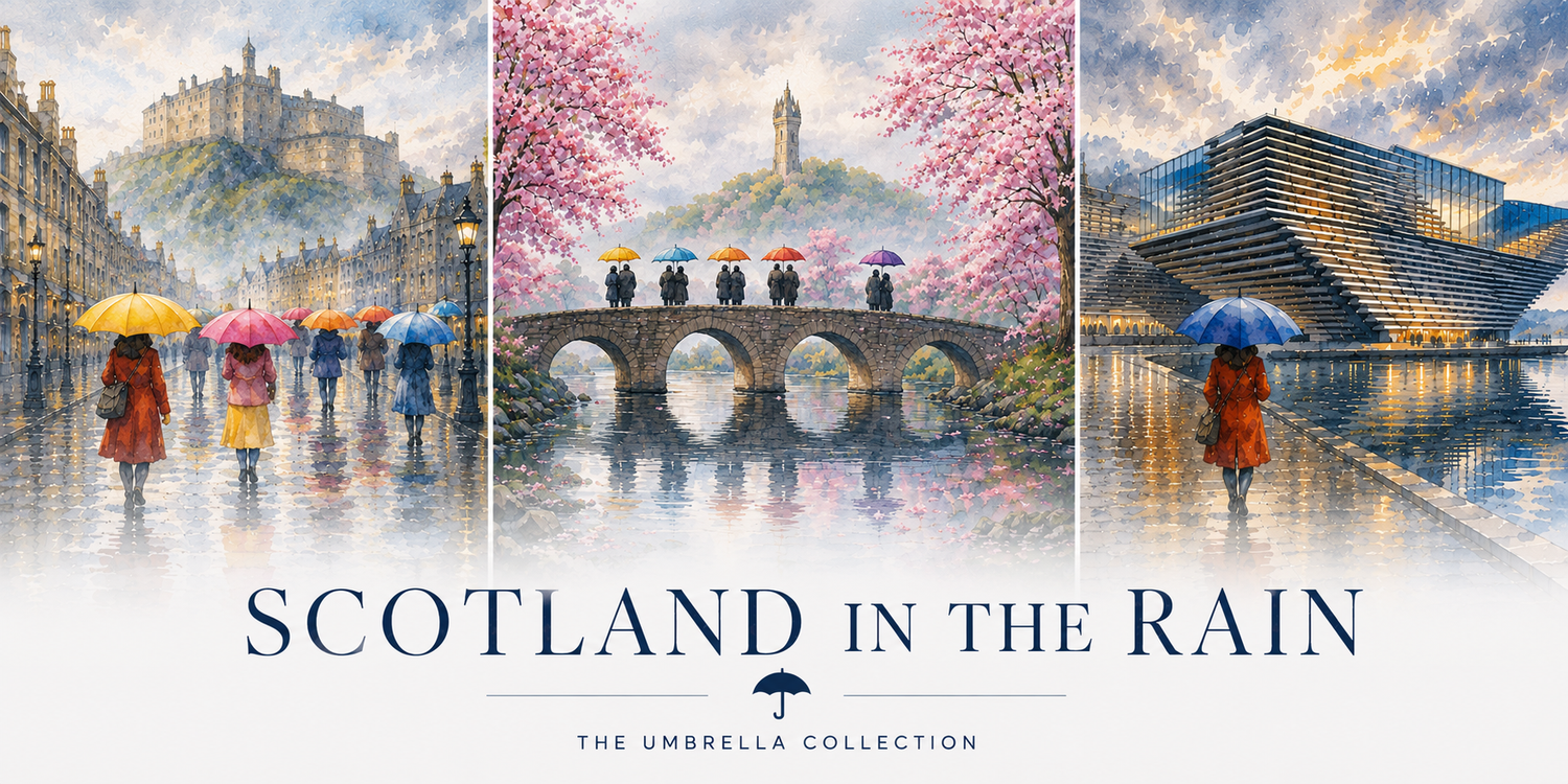 Scotland In the Rain-The Umbrella Collection
