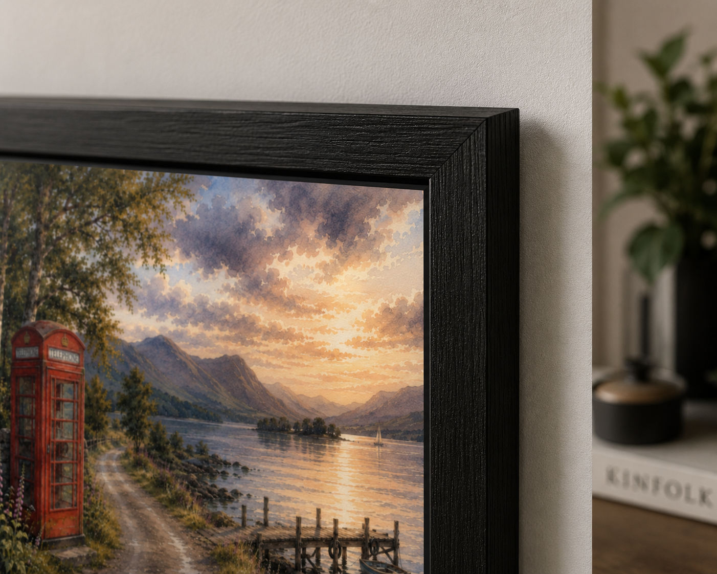 Scotland Calling – Loch Lomond | Original Scottish Loch Wall Art | Framed & Print Only | Eiledon