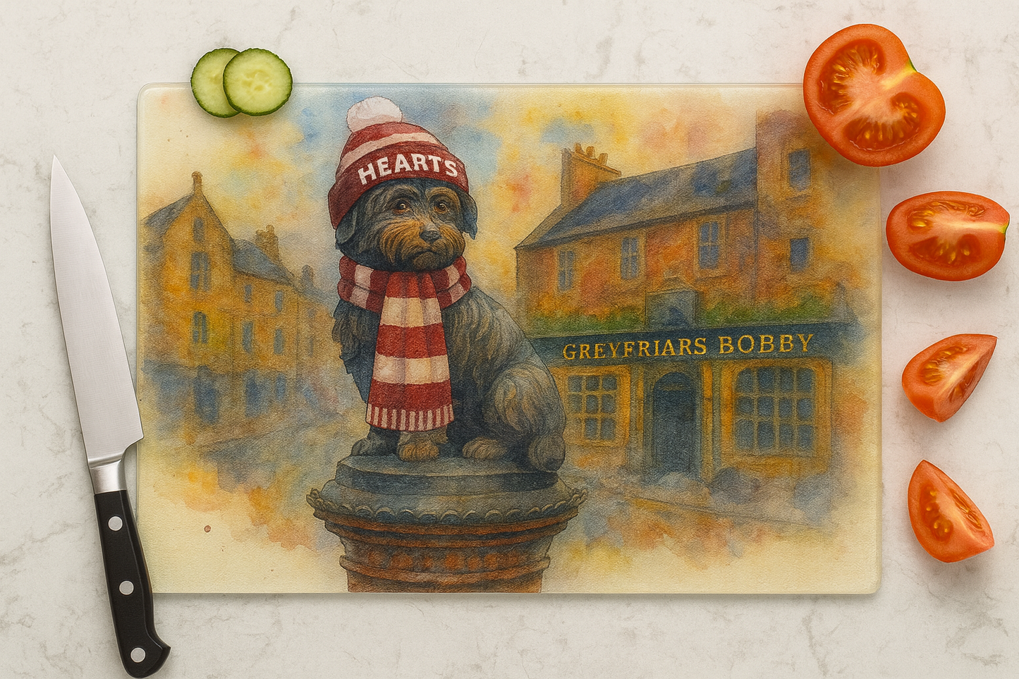 Football Team Chopping Boards with a Scottish Twist – Hearts, Hibs, Celtic & Rangers