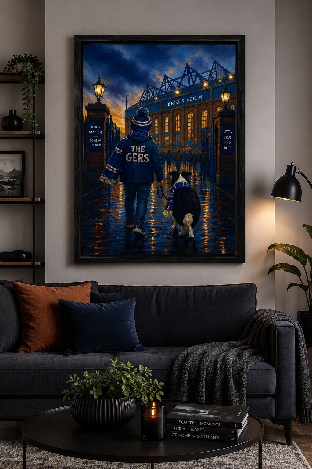 Matchday Memories – Rangers | Ibrox Stadium Print…Football Stadium Print | A4 & A3 Framed Wall Art | A2, A3 & A4 Print | Eiledon (Copy)