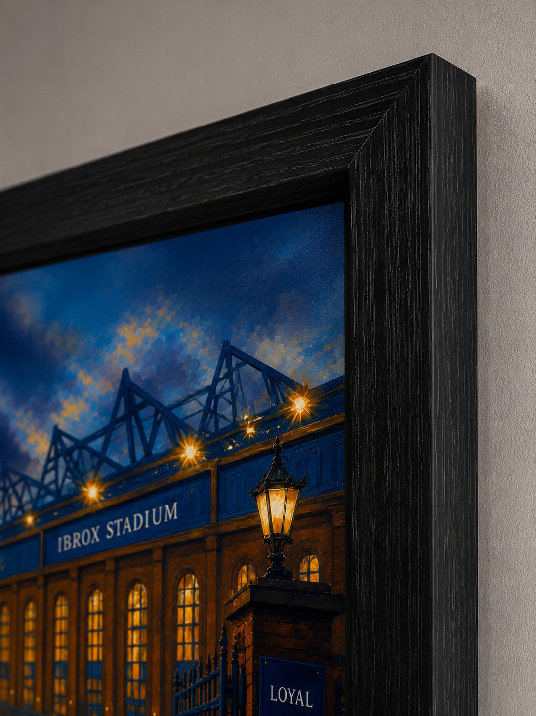 Matchday Memories – Rangers | Ibrox Stadium Print…Football Stadium Print | A4 & A3 Framed Wall Art | A2, A3 & A4 Print | Eiledon (Copy)