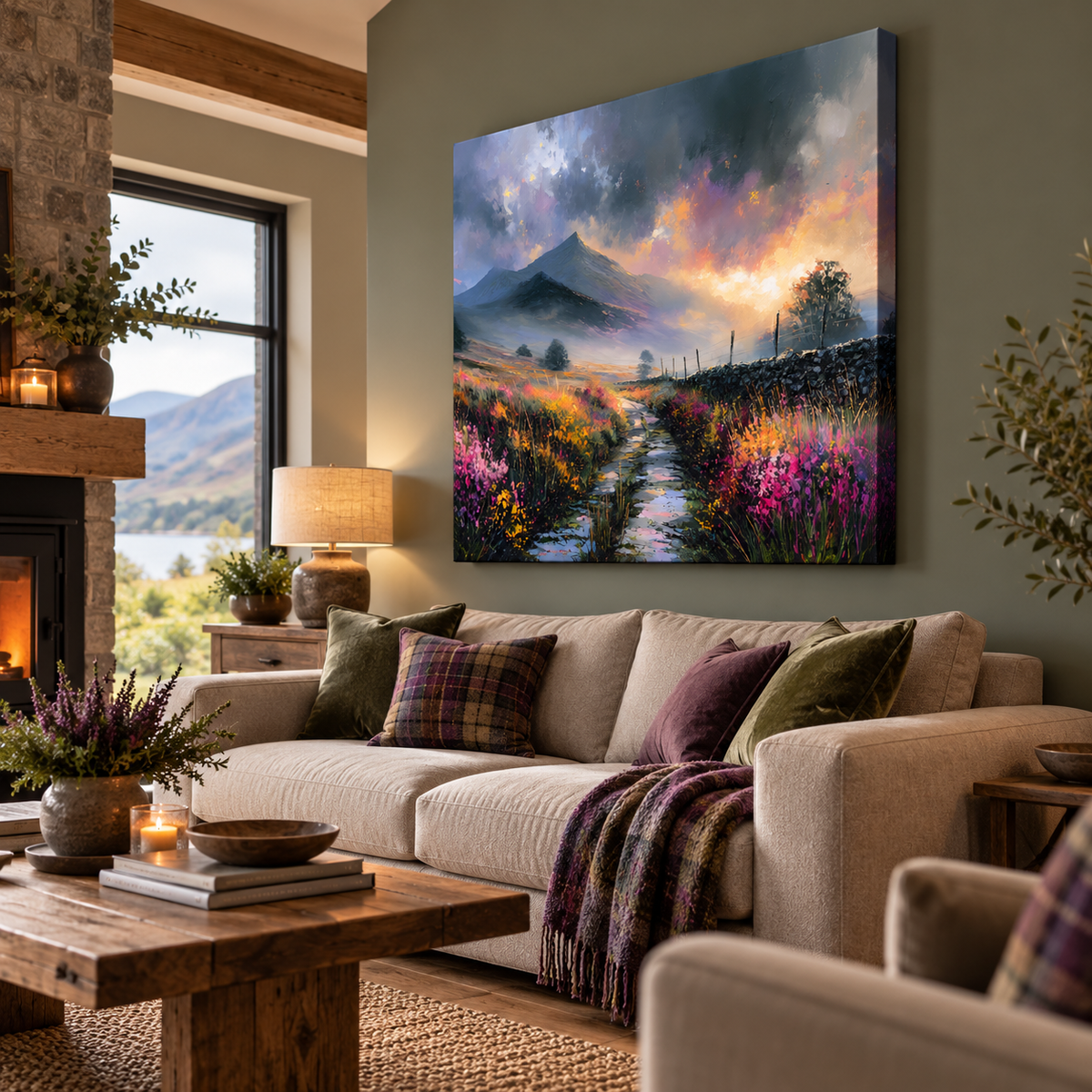 Through Glencoe | Scottish Highland Landscape Wall Art | Eiledon Studio