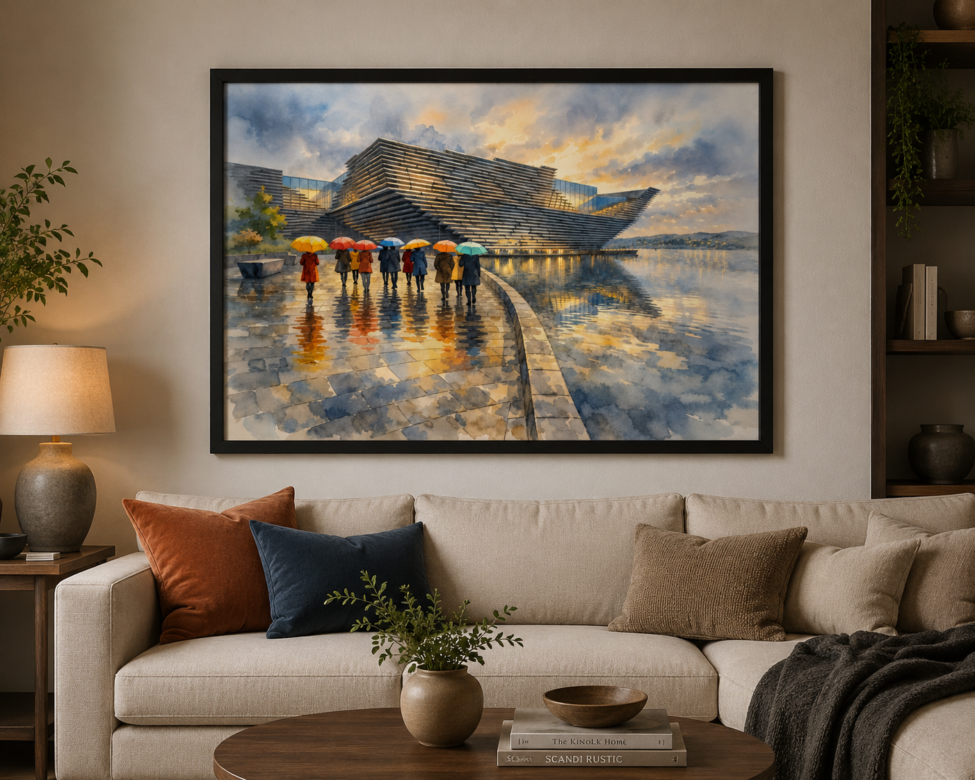 Scotland In The Rain – Dundee V&A | Scottish Wall Art Print