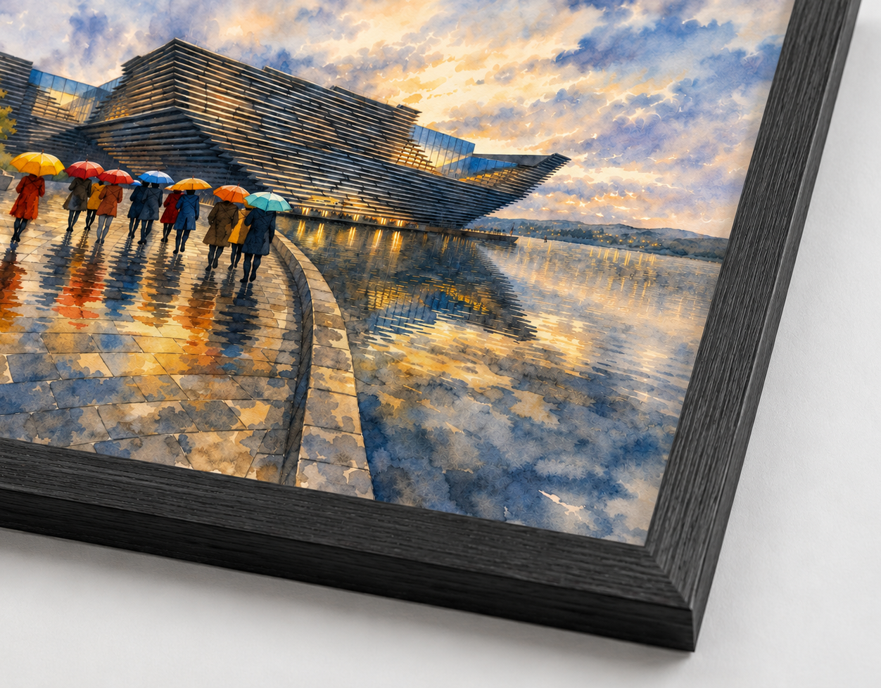 Scotland In The Rain – Dundee V&A | Scottish Wall Art Print