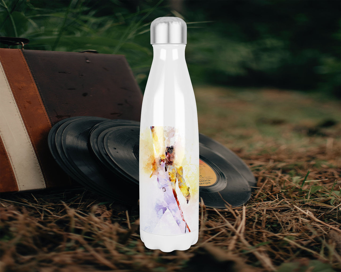 We Will Rock You Freddy Mercury 500ml Thermal Insulated Drinks Bottle ,Freddy Mercury Gift, Queen Fans Gift, Music Icon