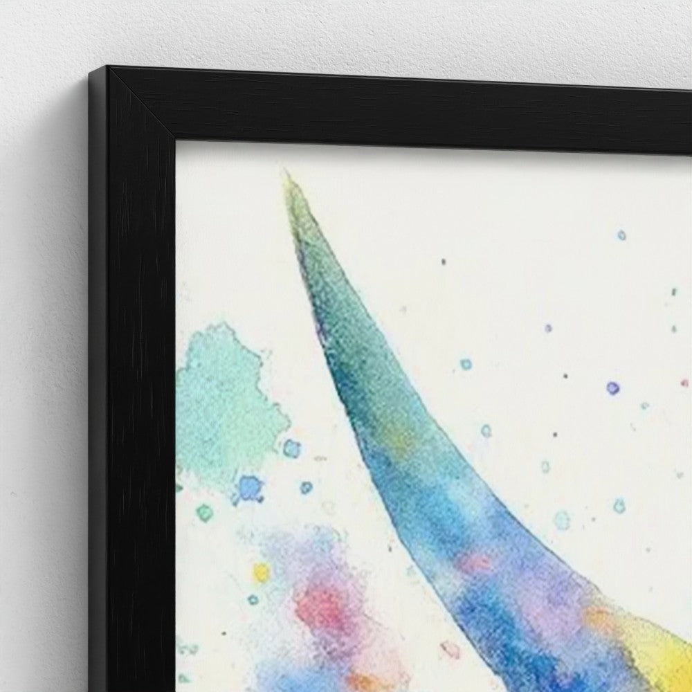 Bubbles of Colour | Highland Cow Wall Art | Thistle Bee Art