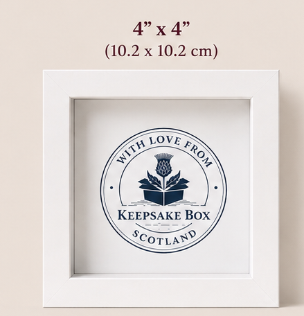 A Wee Highland Hug | Highland Cow Keepsake Gift Shadow Box
