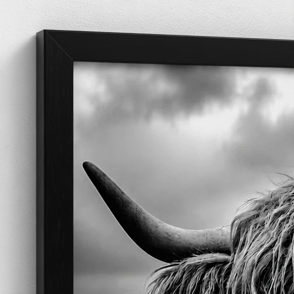 Scottish Legends – The Orange One | Highland Cow Wall Art