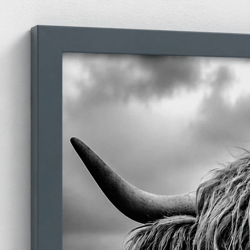 Scottish Legends – The Orange One | Highland Cow Wall Art