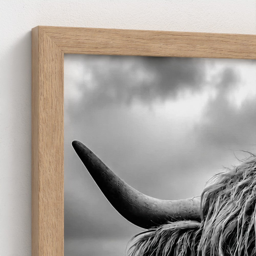 Scottish Legends – The Orange One | Highland Cow Wall Art