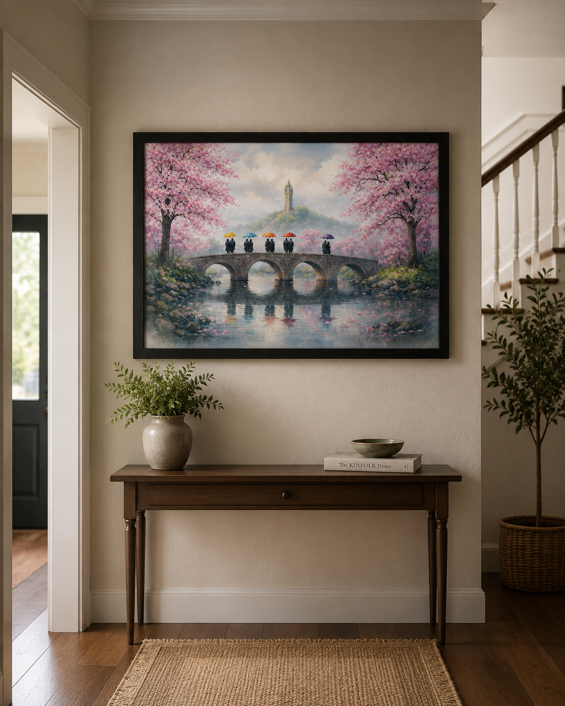 Stirling Old Bridge Wall Art | Scotland In The Rain Scottish Print