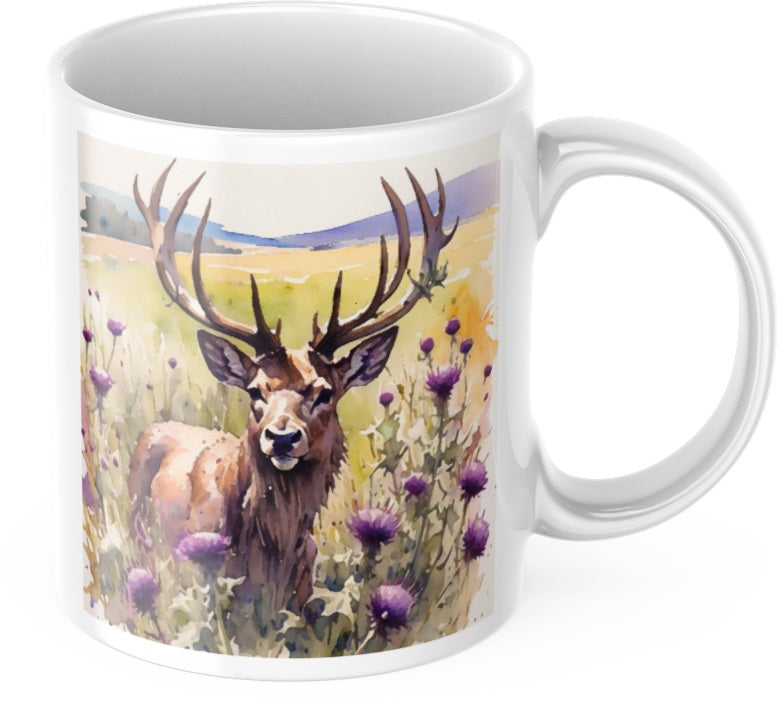 In The Thistles Scottish Wildlife 11oz Tea/Coffee Mug Collection