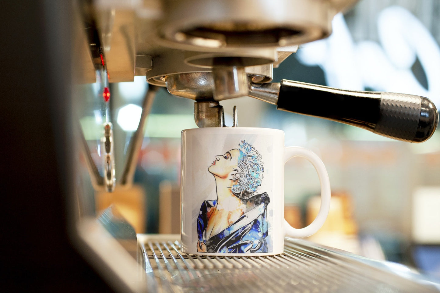 True Blue Madonna 11oz Tea Coffee Mug, Material Girl, Madonna Fans Gift