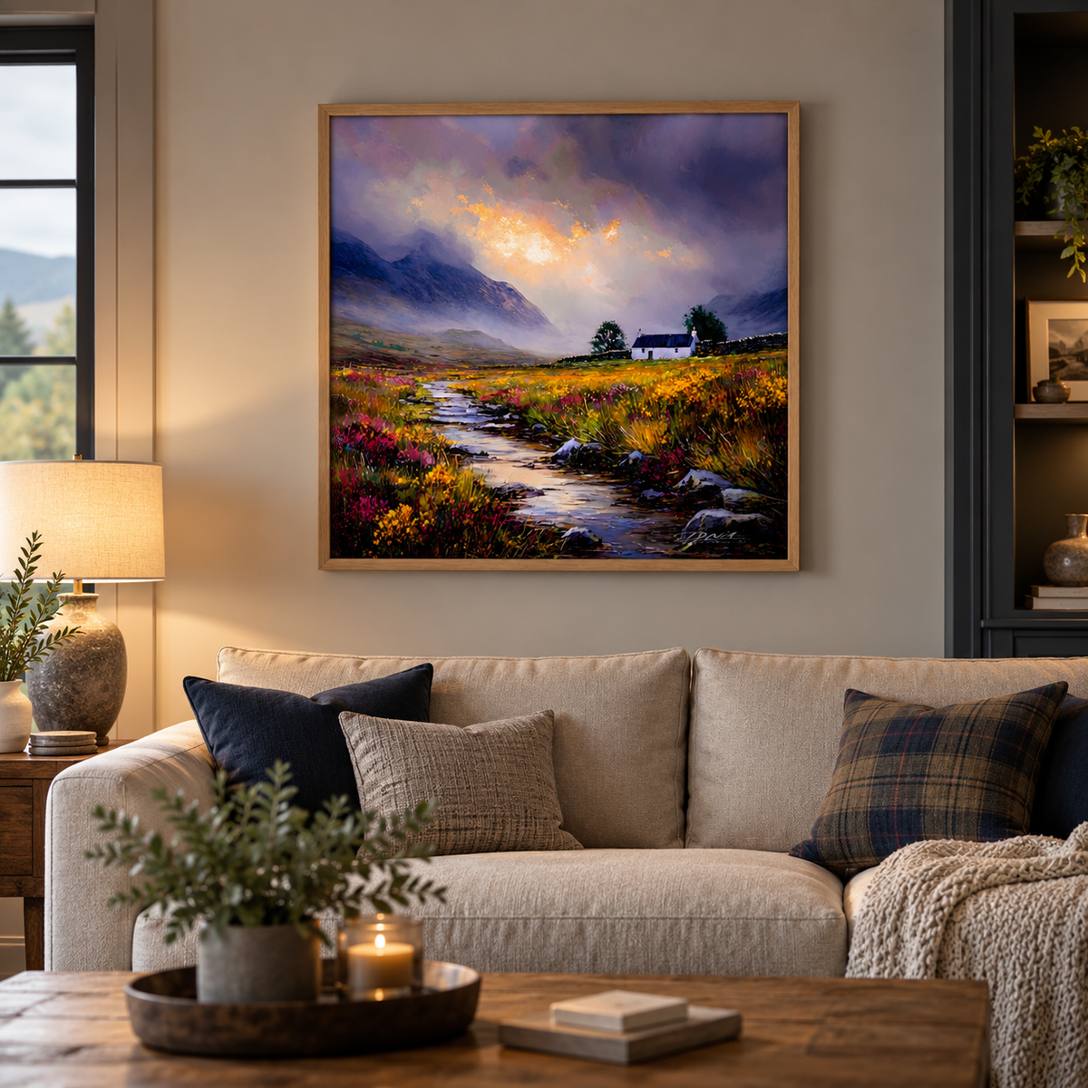 The Wee White House | Scottish Highland Landscape Art
