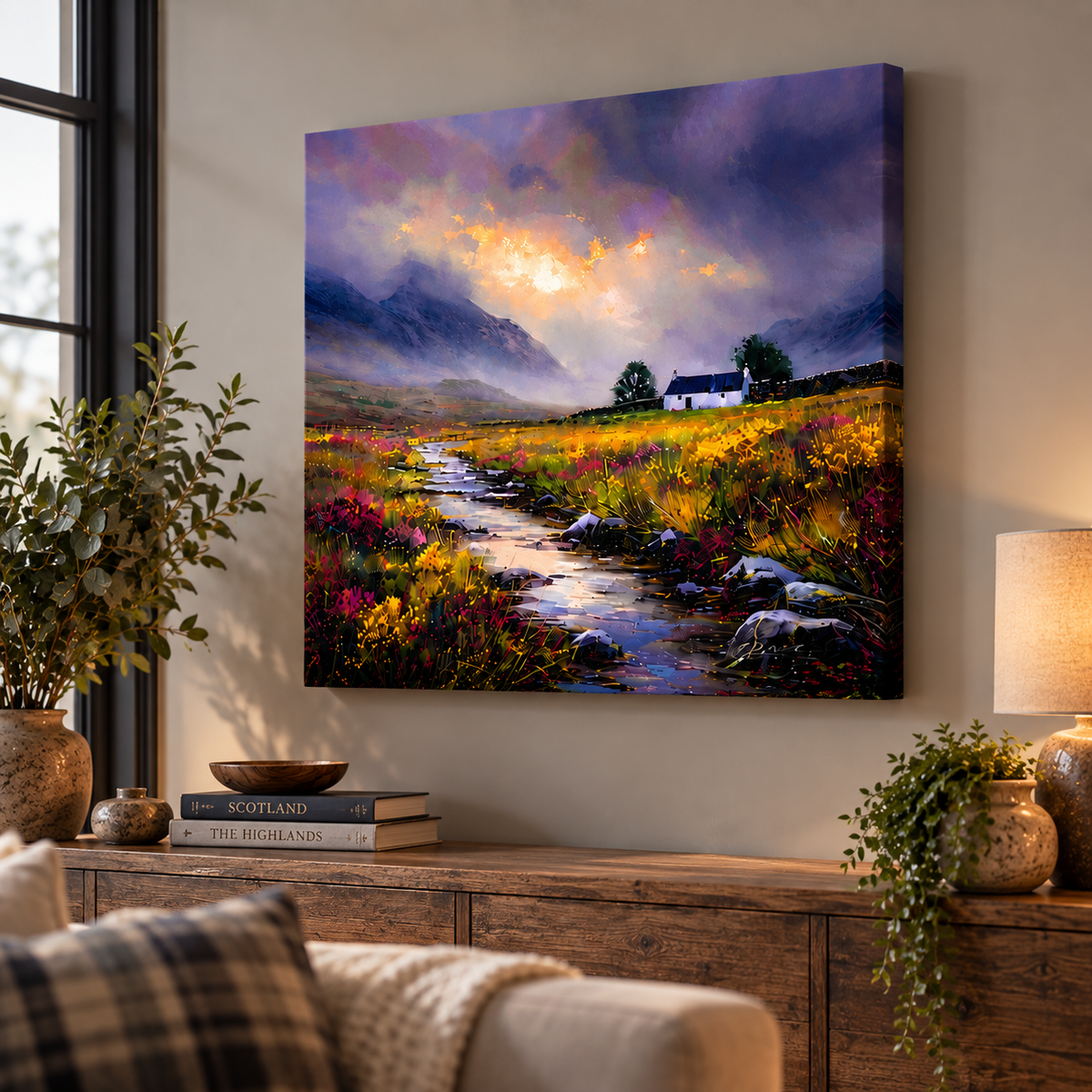 The Wee White House | Scottish Highland Landscape Art