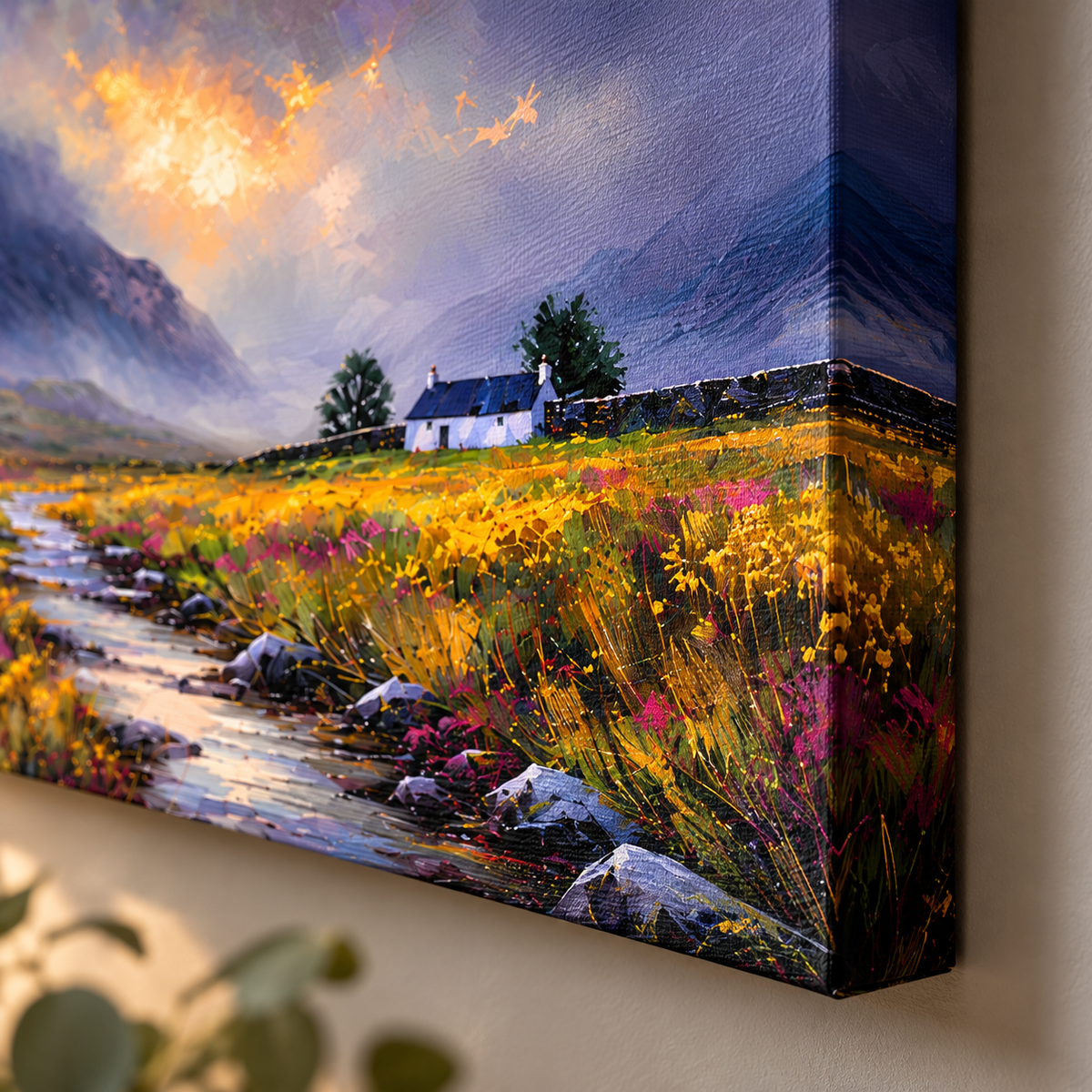 The Wee White House | Scottish Highland Landscape Art
