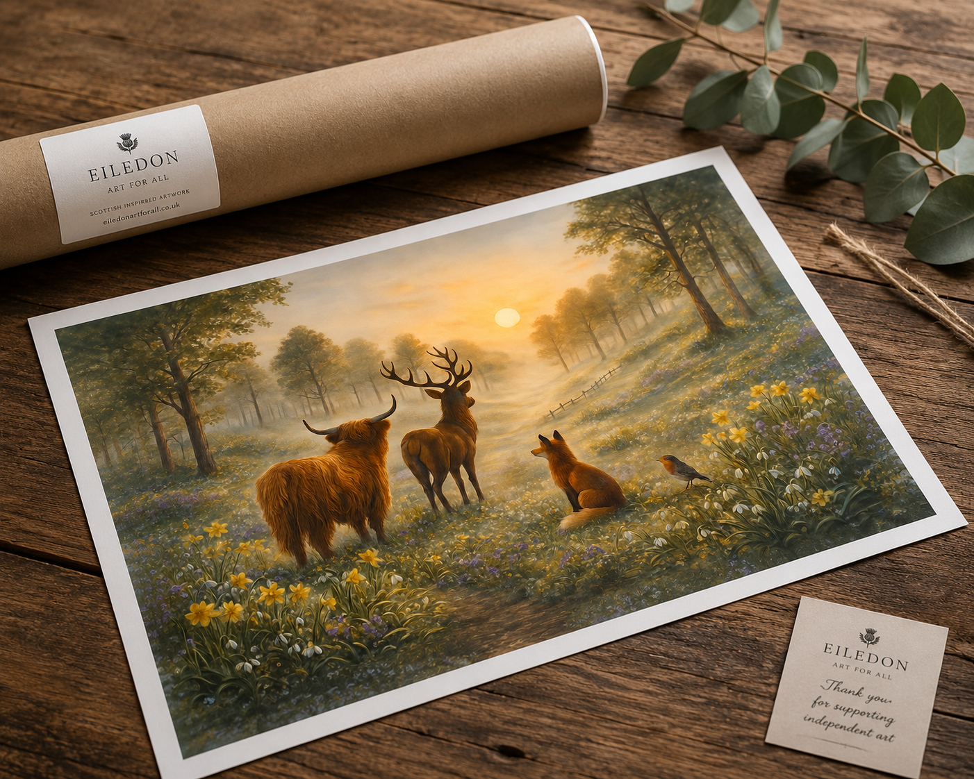 We All Come Together | Scottish Wildlife Wall Art