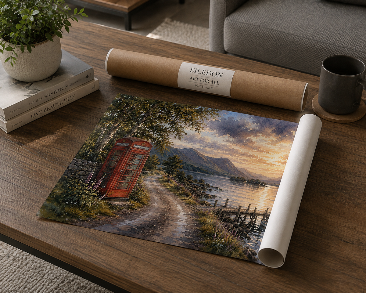 Scotland Calling – Loch Lomond | Original Scottish Loch Wall Art | Framed & Print Only | Eiledon