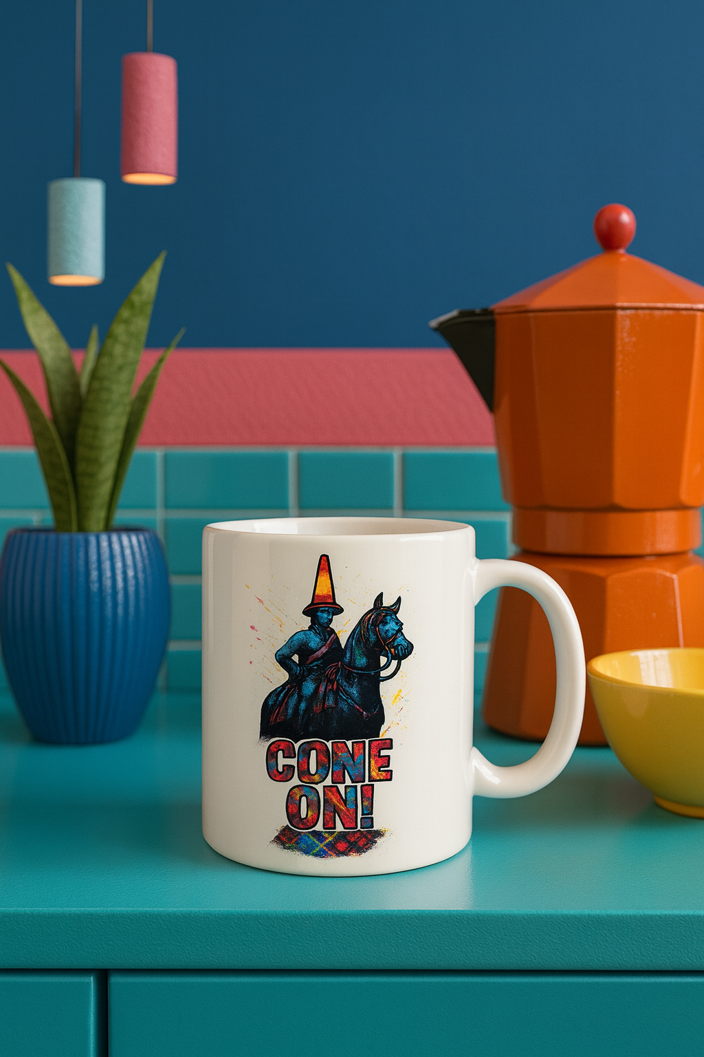 Paw-sitively Scottish Ceramic Mug Collection – Iconic Scotland in Fun Pop Art Style