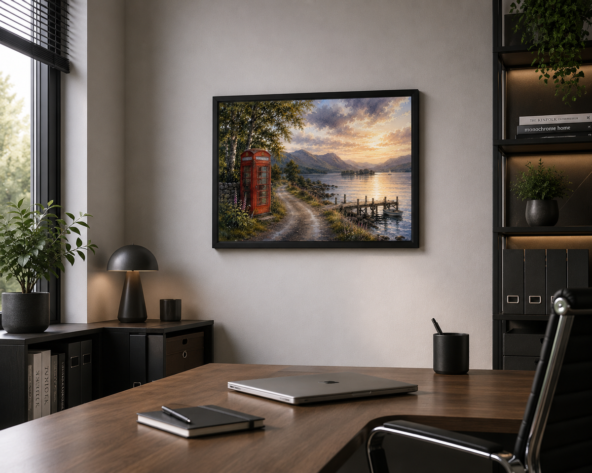 Scotland Calling – Loch Lomond | Original Scottish Loch Wall Art | Framed & Print Only | Eiledon
